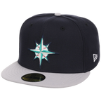Seattle Mariners MLB Cooperstown Authentic Collection New Era 59FIFTY (Navy/Gray)