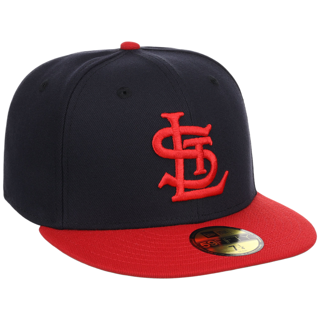 St. Louis Cardinals MLB Cooperstown Authentic Collection New Era 59FIFTY (Navy/Red)