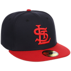 St. Louis Cardinals MLB Cooperstown Authentic Collection New Era 59FIFTY (Navy/Red)