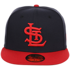 St. Louis Cardinals MLB Cooperstown Authentic Collection New Era 59FIFTY (Navy/Red)