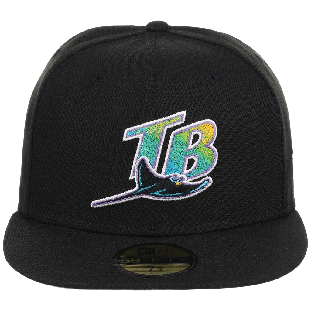 Tampa Bay Rays MLB Cooperstown Authentic Collection New Era 59FIFTY (Black/Black)