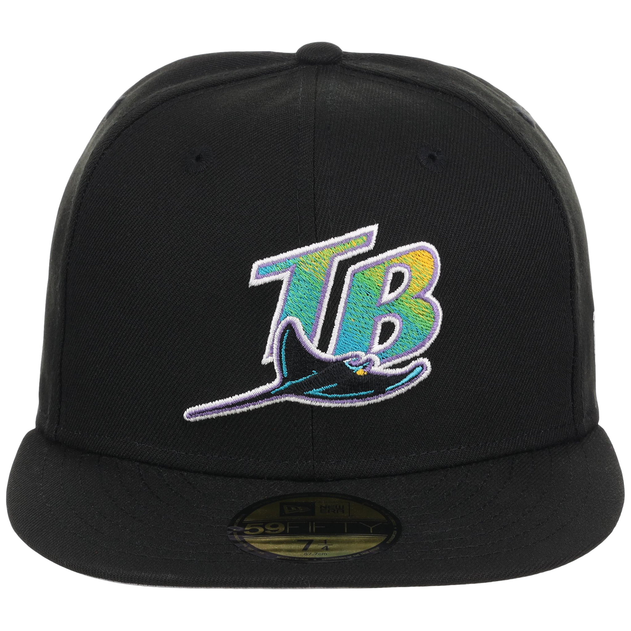 Tampa Bay Rays MLB Cooperstown Authentic Collection New Era 59FIFTY (Black/Black)