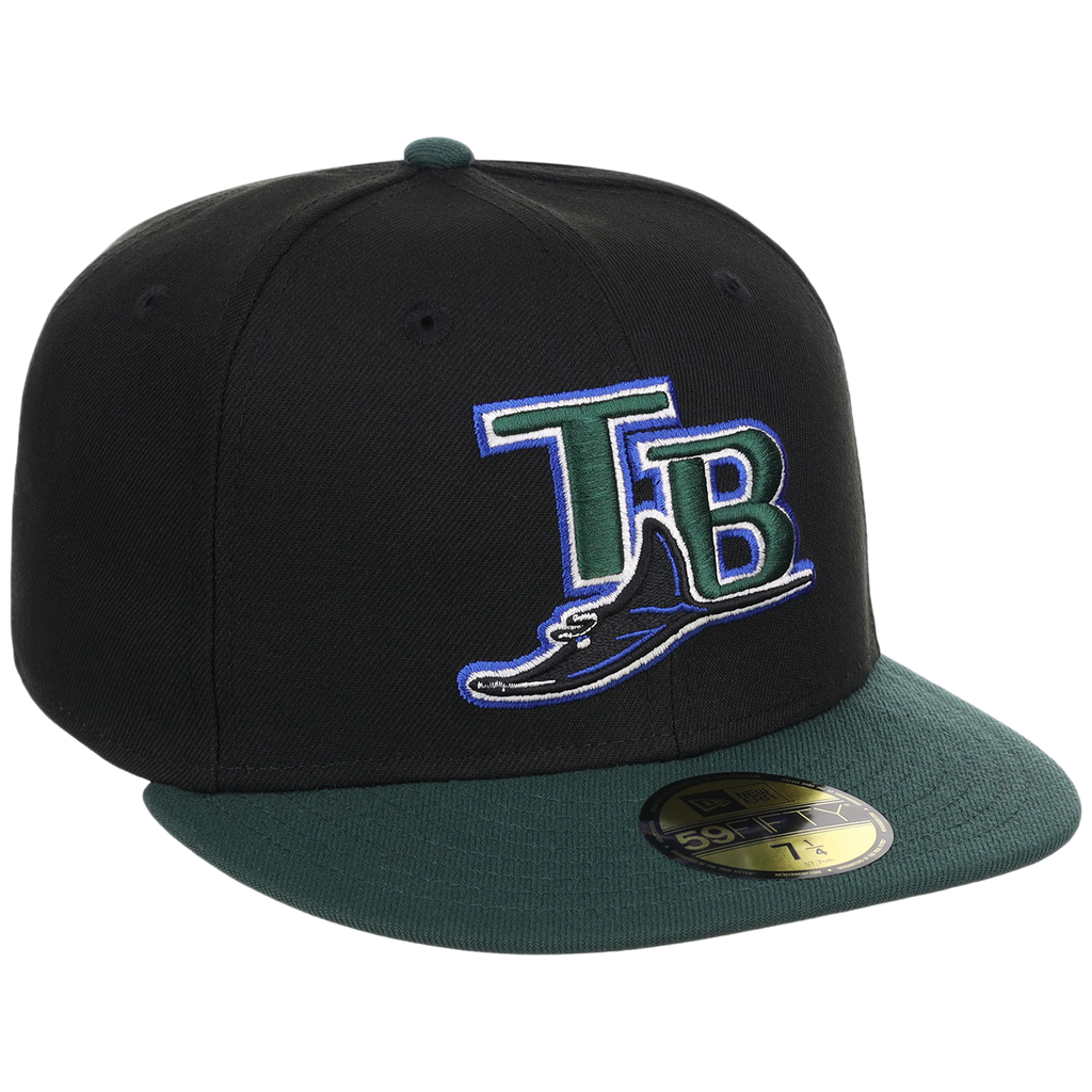 Tampa Bay Rays MLB Cooperstown Authentic Collection New Era 59FIFTY (Black/Green)