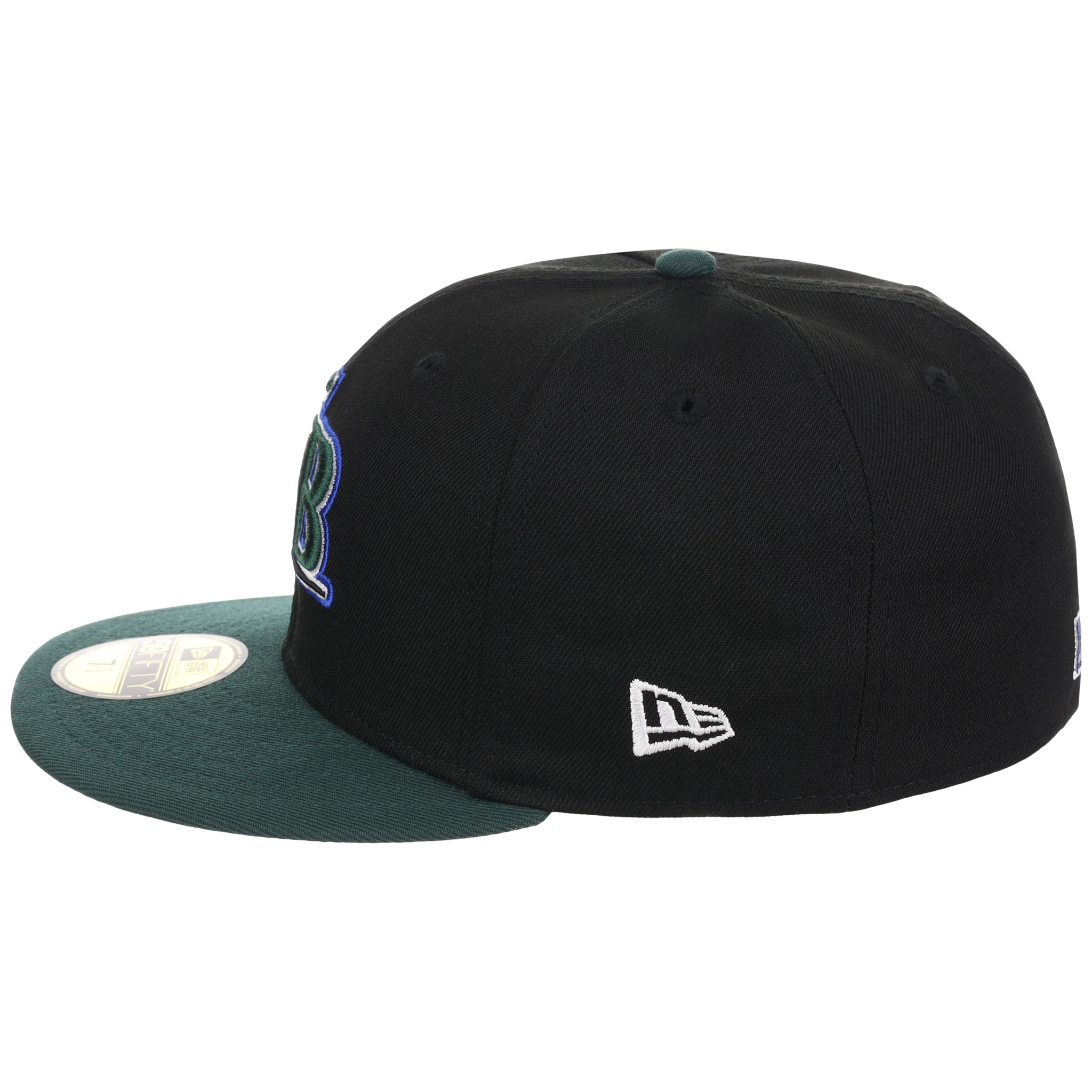 Tampa Bay Rays MLB Cooperstown Authentic Collection New Era 59FIFTY (Black/Green)