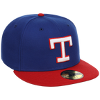 Texas Rangers MLB Cooperstown Authentic Collection New Era 59FIFTY (Royal/Red)