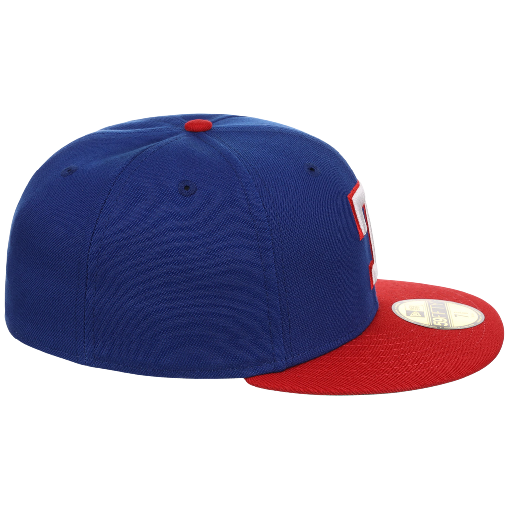 Texas Rangers MLB Cooperstown Authentic Collection New Era 59FIFTY (Royal/Red)