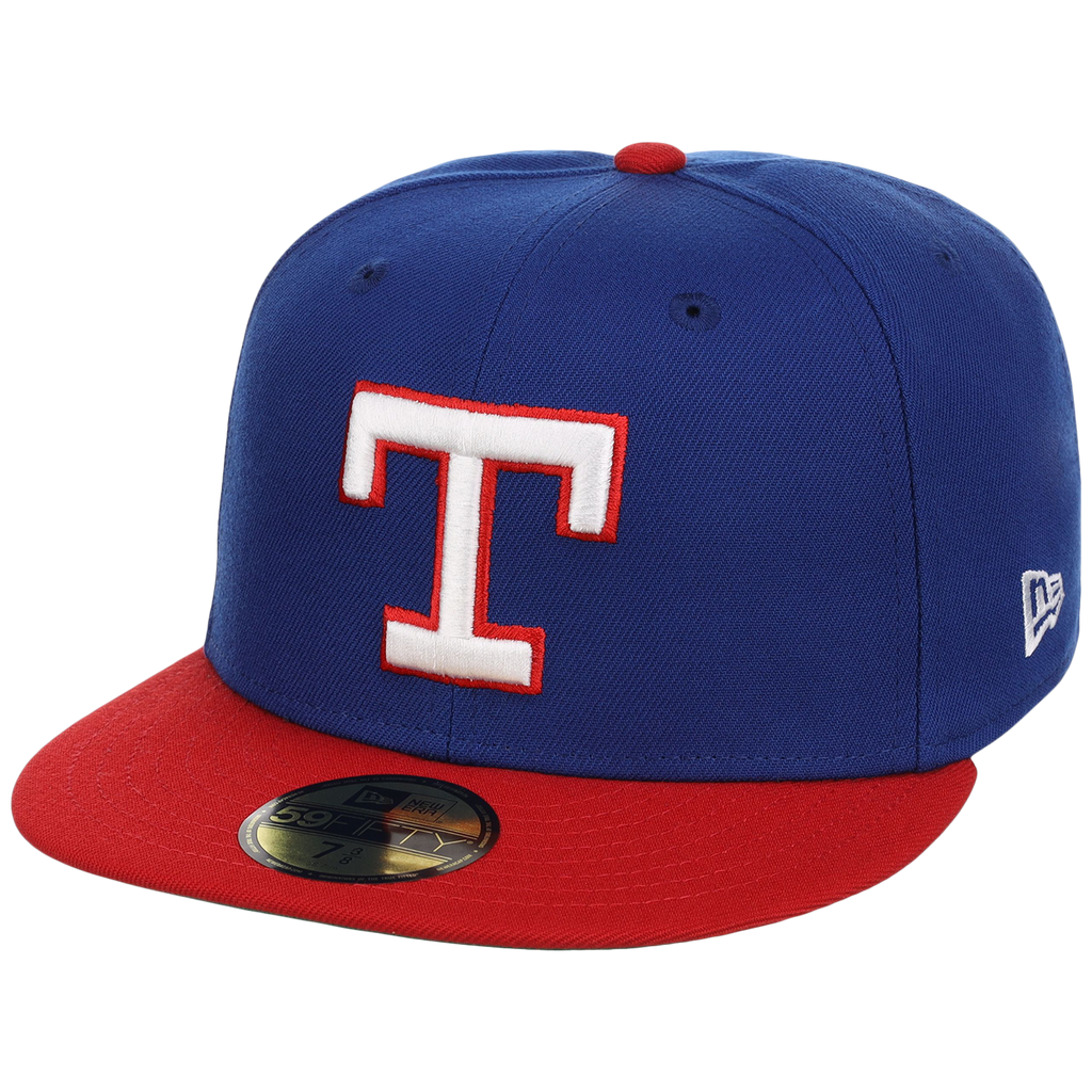 Texas Rangers MLB Cooperstown Authentic Collection New Era 59FIFTY (Royal/Red)