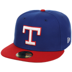 Texas Rangers MLB Cooperstown Authentic Collection New Era 59FIFTY (Royal/Red)