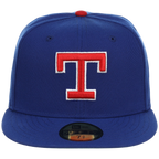 Texas Rangers MLB Cooperstown Authentic Collection New Era 59FIFTY (Royal/Royal)
