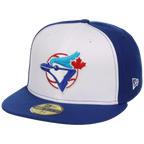Toronto Blue Jays MLB Cooperstown Authentic Collection New Era 59FIFTY (White/Royal)