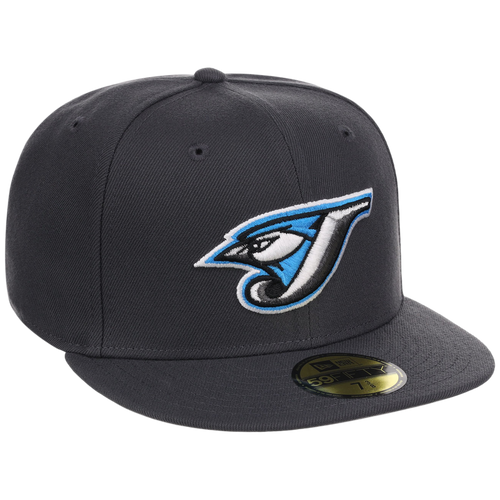 Toronto Blue Jays MLB Cooperstown Authentic Collection New Era 59FIFTY (Graphite/Graphite)