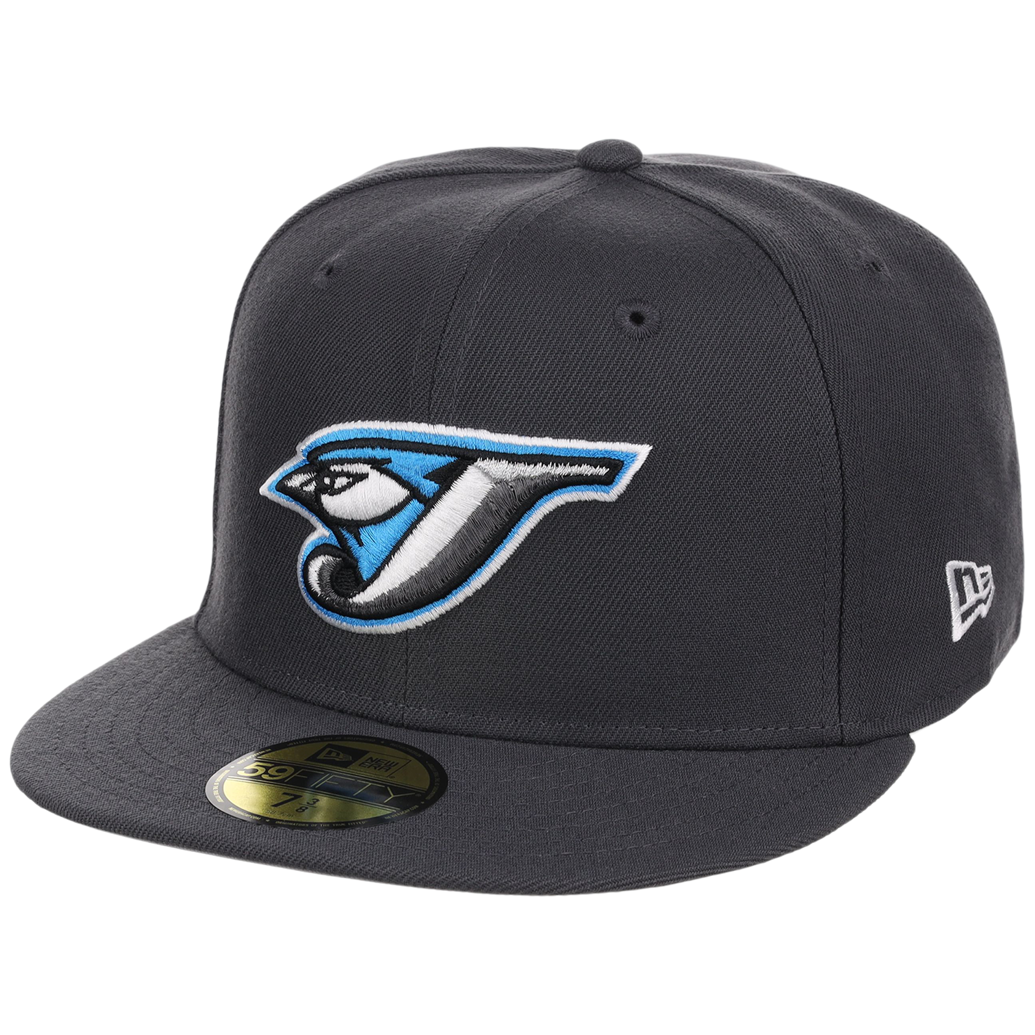 Toronto Blue Jays MLB Cooperstown Authentic Collection New Era 59FIFTY (Graphite/Graphite)