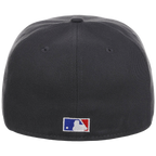 Toronto Blue Jays MLB Cooperstown Authentic Collection New Era 59FIFTY (Graphite/Graphite)