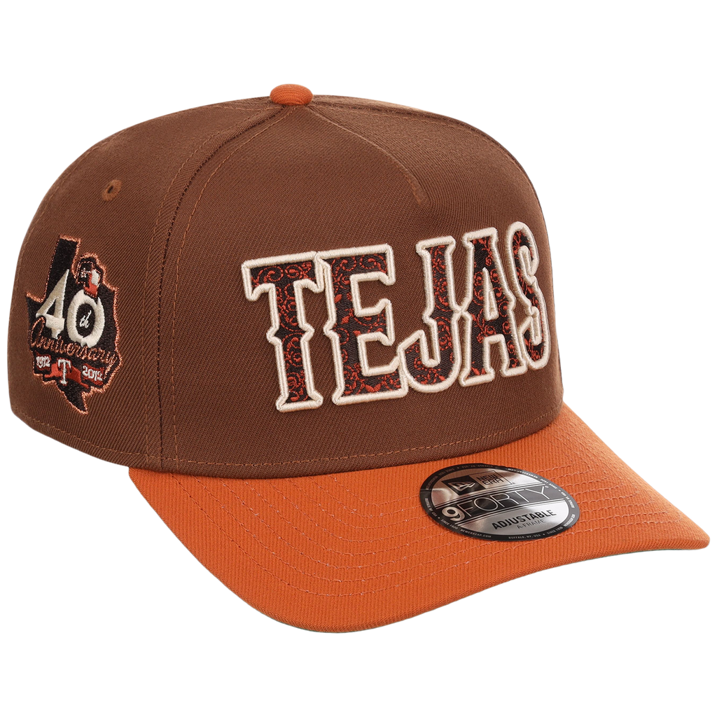 Texas Rangers MLB Copper Harvest New Era 9FORTY A-Frame