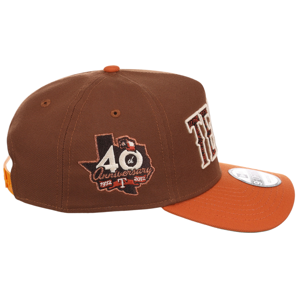 Texas Rangers MLB Copper Harvest New Era 9FORTY A-Frame