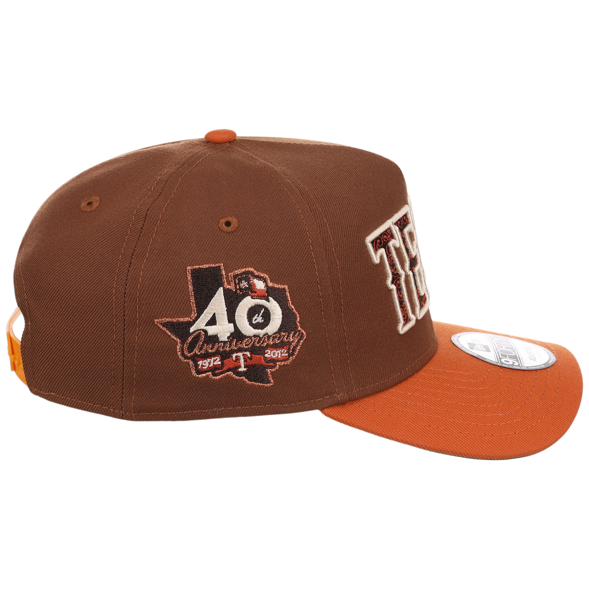 Texas Rangers MLB Copper Harvest New Era 9FORTY A-Frame