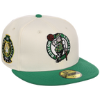 Boston Celtics NBA Chrome OTC New Era 59FIFTY (Chrome/Green)