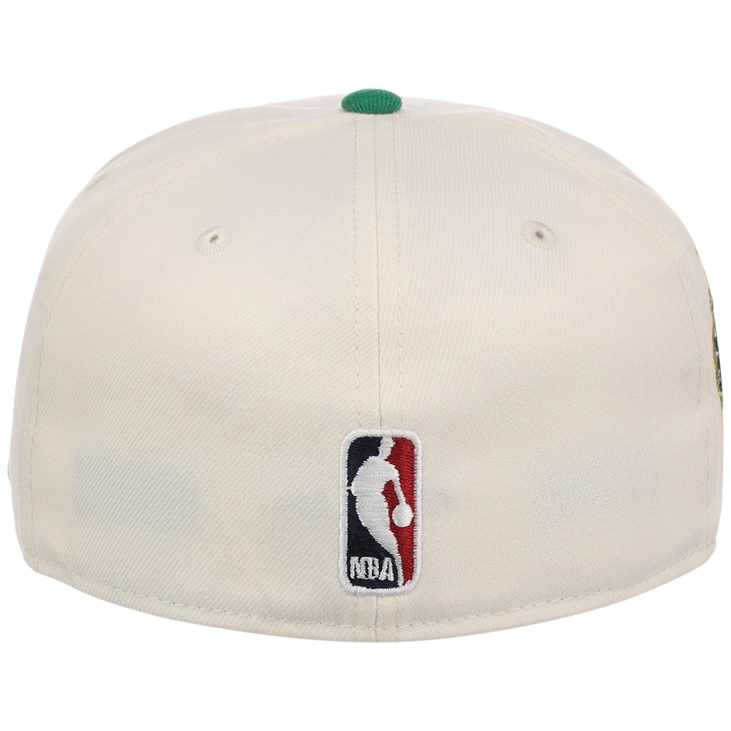 Boston Celtics NBA Chrome OTC New Era 59FIFTY (Chrome/Green)