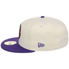 Toronto Raptors NBA Chrome OTC New Era 59FIFTY (Chrome/Purple)
