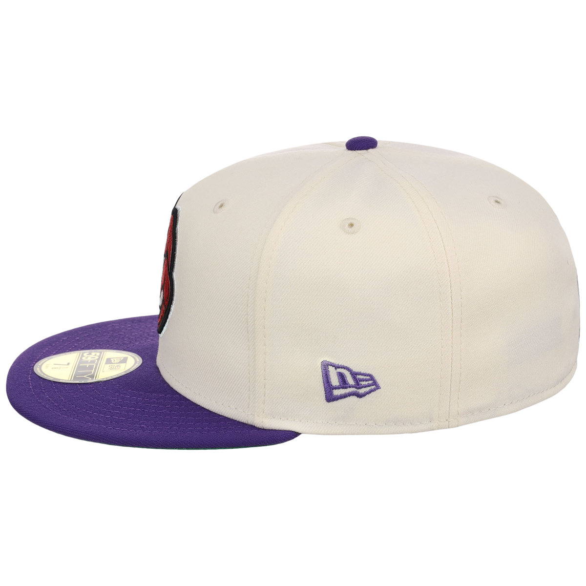 Toronto Raptors NBA Chrome OTC New Era 59FIFTY (Chrome/Purple)