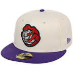 Toronto Raptors NBA Chrome OTC New Era 59FIFTY (Chrome/Purple)