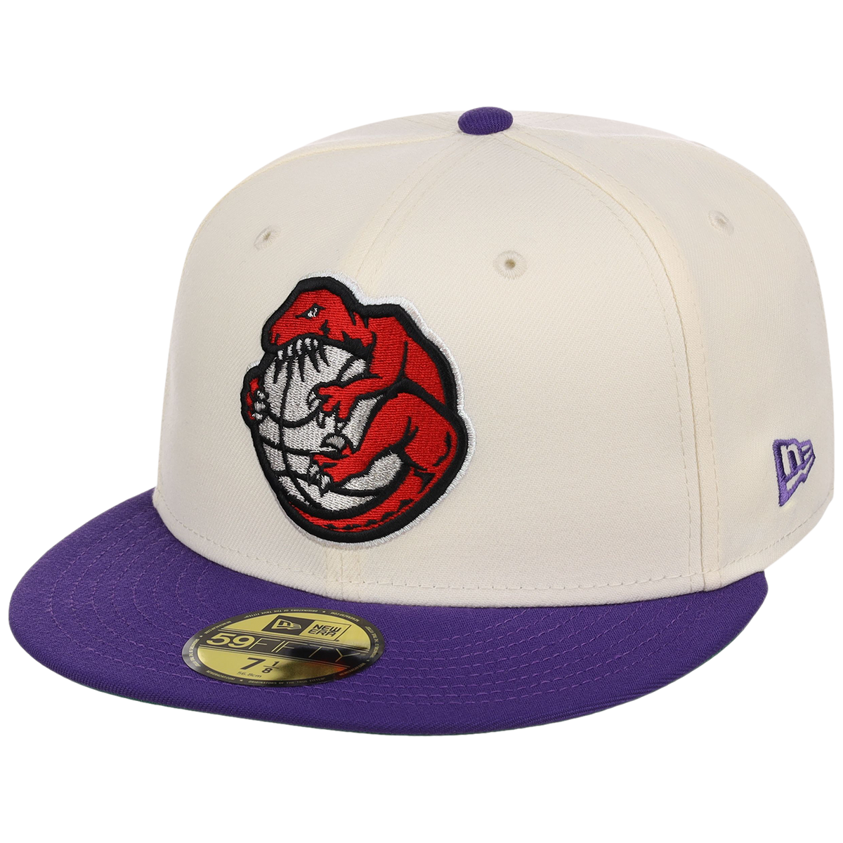 Toronto Raptors NBA Chrome OTC New Era 59FIFTY (Chrome/Purple)