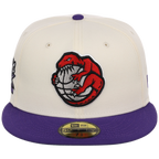 Toronto Raptors NBA Chrome OTC New Era 59FIFTY (Chrome/Purple)