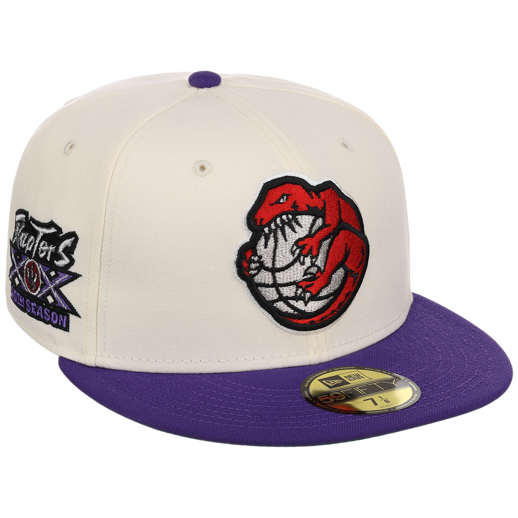 Toronto Raptors NBA Chrome OTC New Era 59FIFTY (Chrome/Purple)