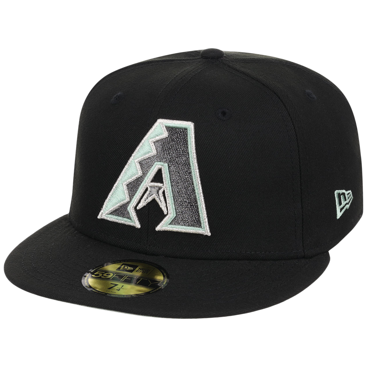 Arizona Diamondbacks Infusion New Era 59FIFTY - Alpine Snow (Black/Black)