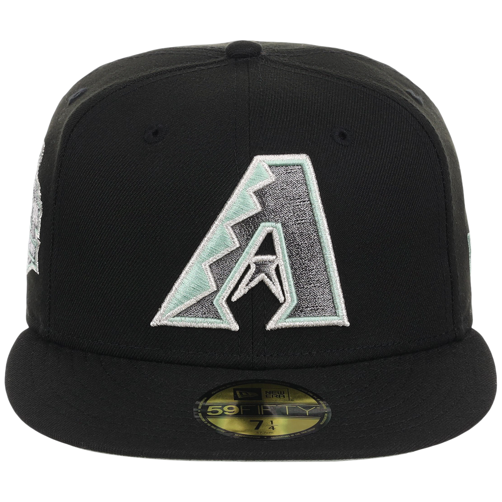 Arizona Diamondbacks Infusion New Era 59FIFTY - Alpine Snow (Black/Black)