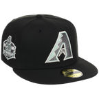 Arizona Diamondbacks Infusion New Era 59FIFTY - Alpine Snow (Black/Black)