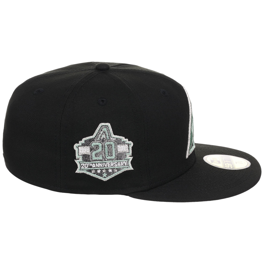 Arizona Diamondbacks Infusion New Era 59FIFTY - Alpine Snow (Black/Black)