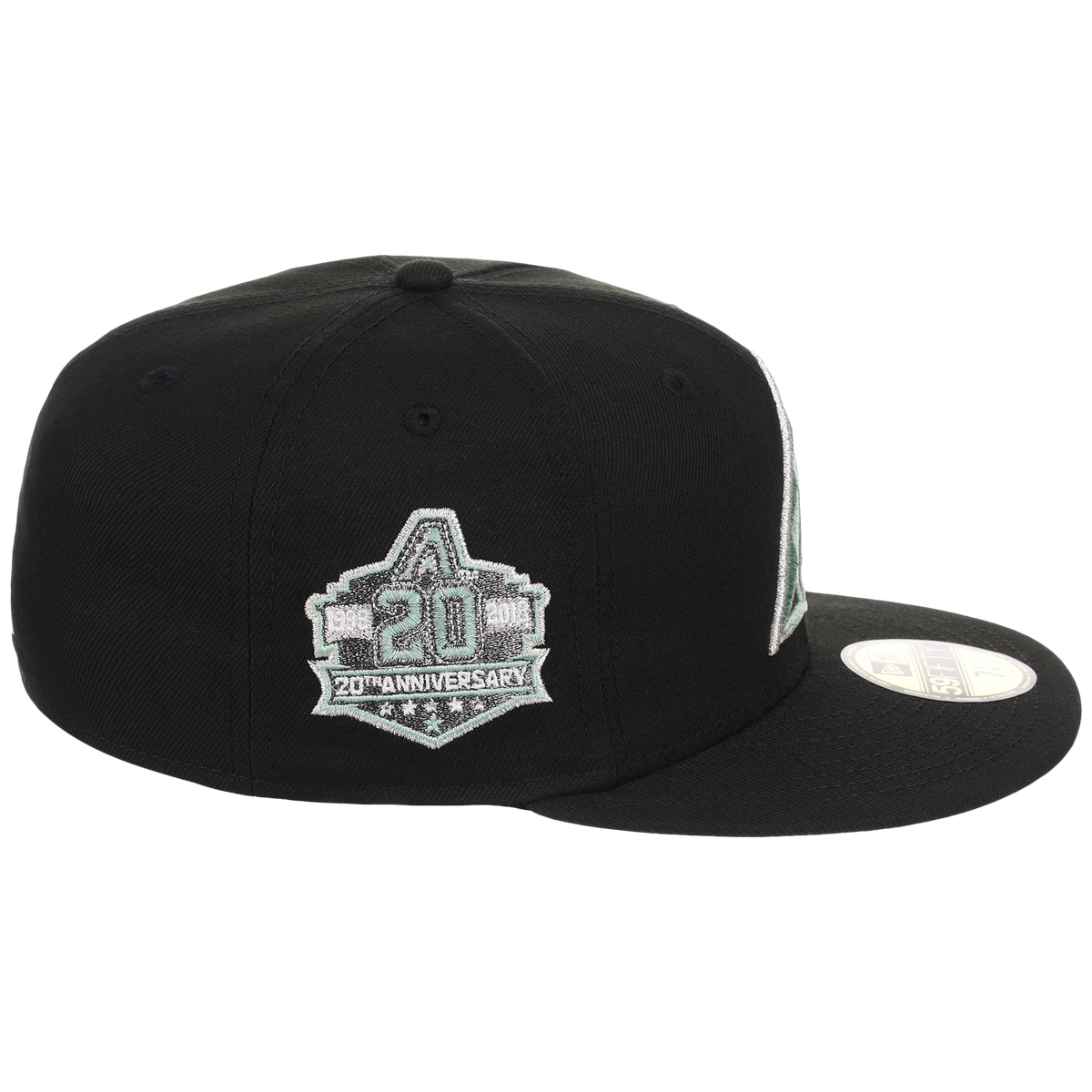 Arizona Diamondbacks Infusion New Era 59FIFTY - Alpine Snow (Black/Black)