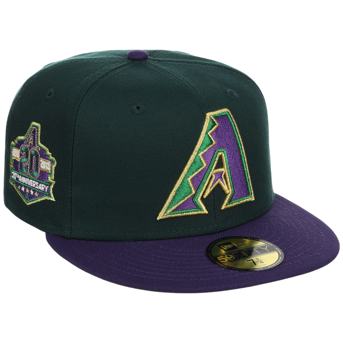Arizona Diamondbacks Infusion New Era 59FIFTY - 'Joke's on You' (Dark Green/Purple)