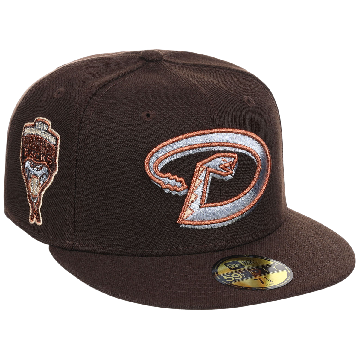Arizona Diamondbacks Infusion New Era 59FIFTY - Frosted Bark (Dark Brown/Dark Brown)