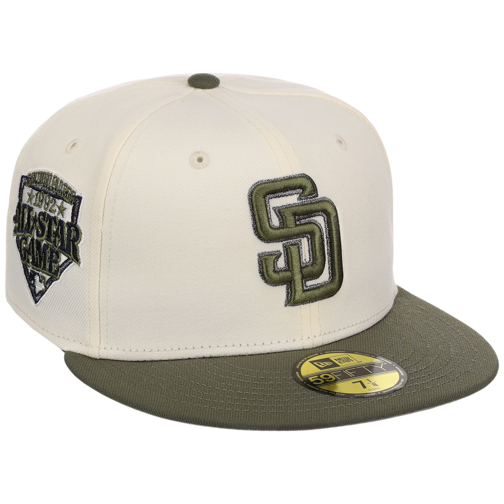 San Diego Padres SD Infusion Chrome Olive New Era 59FIFTY