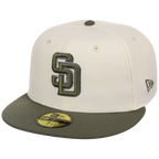 San Diego Padres SD Infusion Chrome Olive New Era 59FIFTY