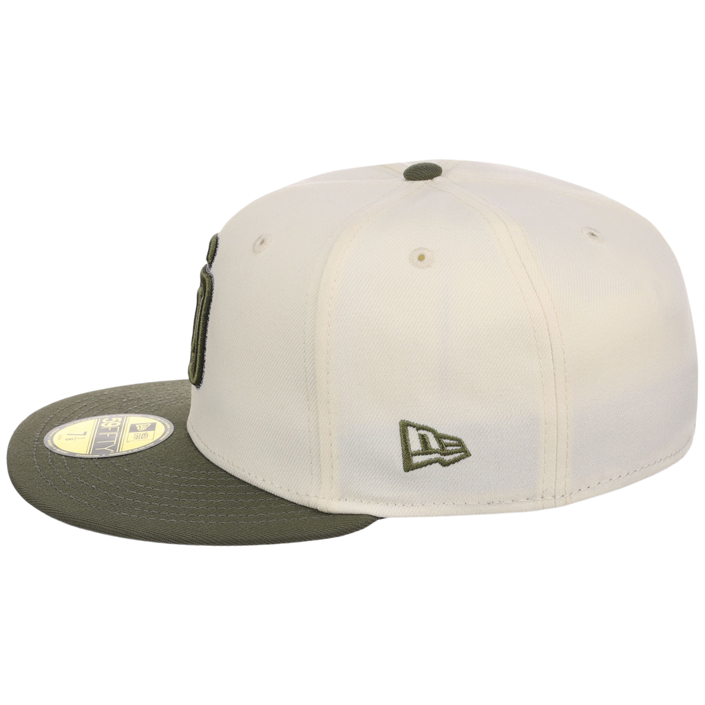 San Diego Padres SD Infusion Chrome Olive New Era 59FIFTY