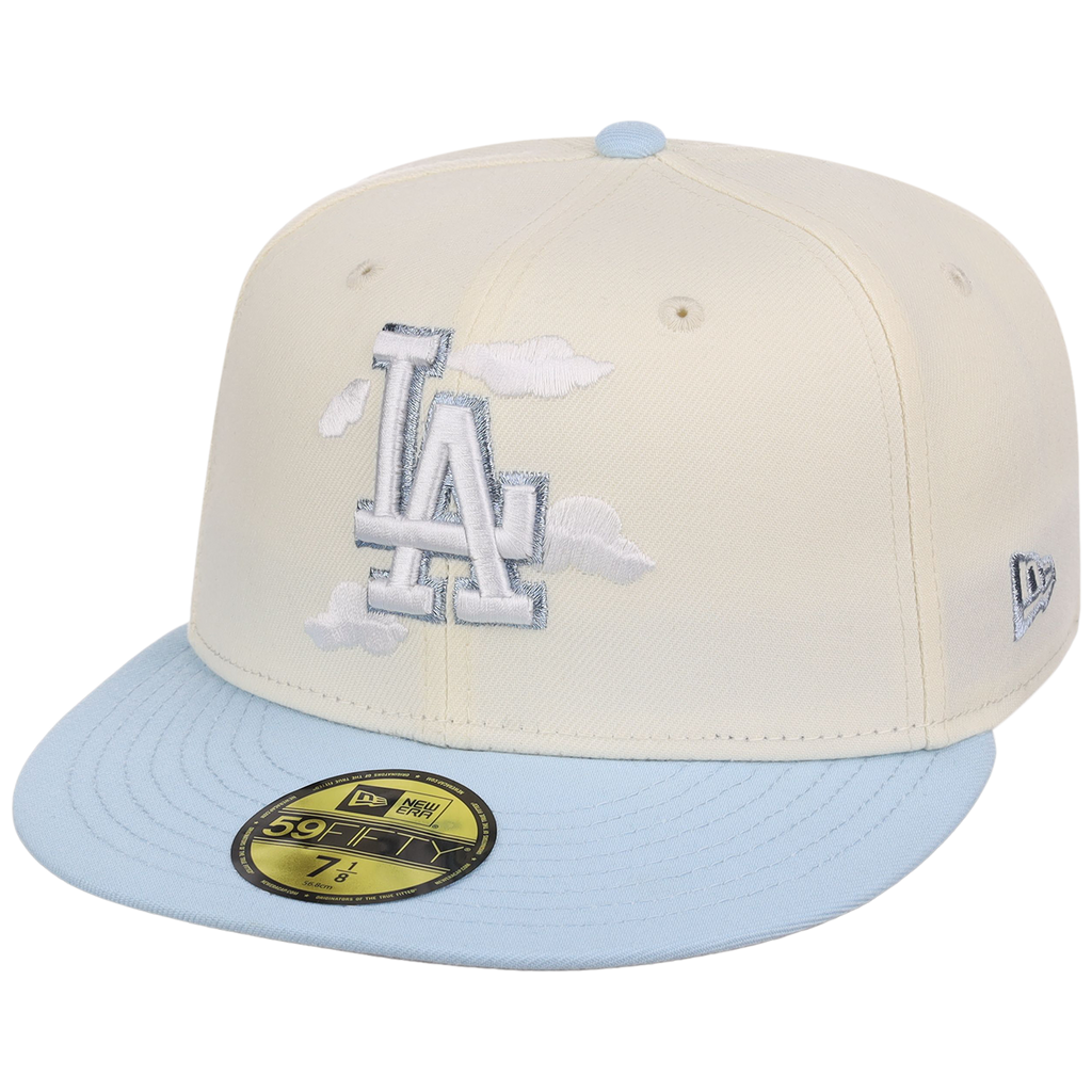 Los Angeles Dodgers California Clouds New Era 59FIFTY (Chrome/Sky)