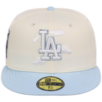 Los Angeles Dodgers California Clouds New Era 59FIFTY (Chrome/Sky)
