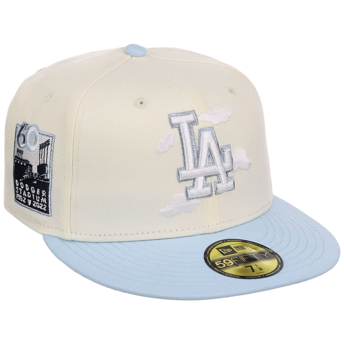 Los Angeles Dodgers California Clouds New Era 59FIFTY (Chrome/Sky)