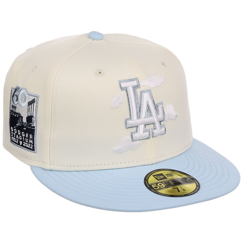 Los Angeles Dodgers California Clouds New Era 59FIFTY (Chrome/Sky)