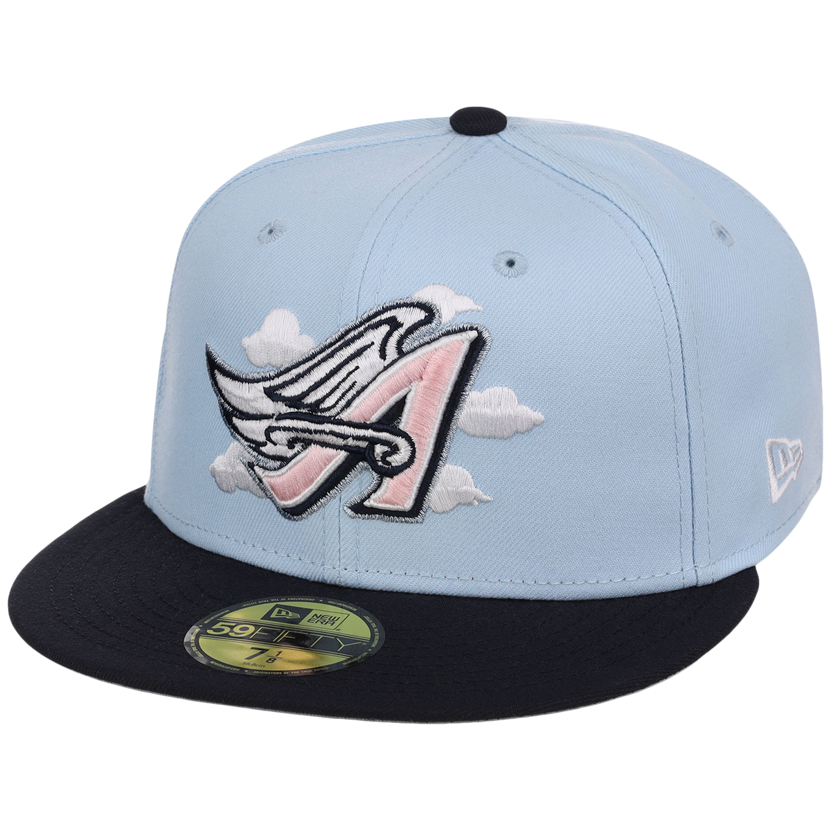 Anaheim Angels California Clouds New Era 59FIFTY (Sky/Navy)