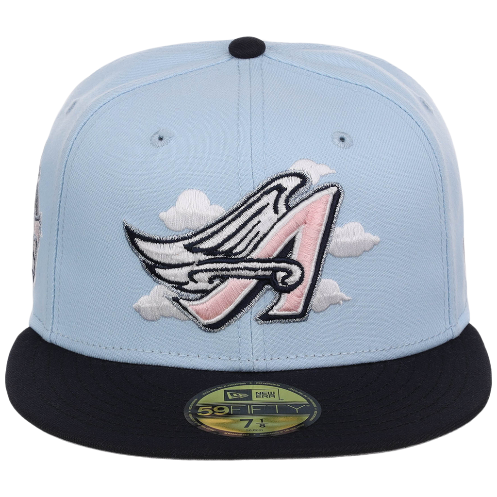 Anaheim Angels California Clouds New Era 59FIFTY (Sky/Navy)