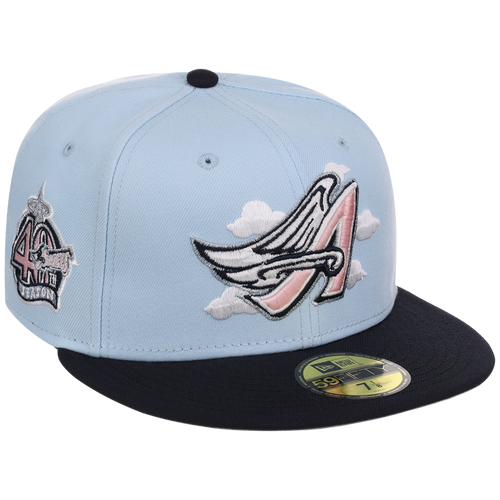Anaheim Angels California Clouds New Era 59FIFTY (Sky/Navy)