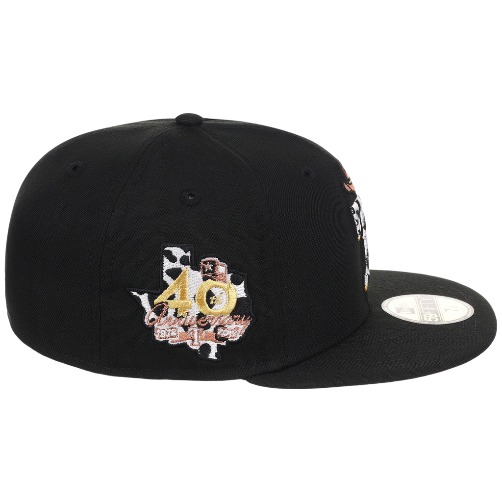 Texas Rangers Lone Star Livestock New Era 59FIFTY (Black/Black)