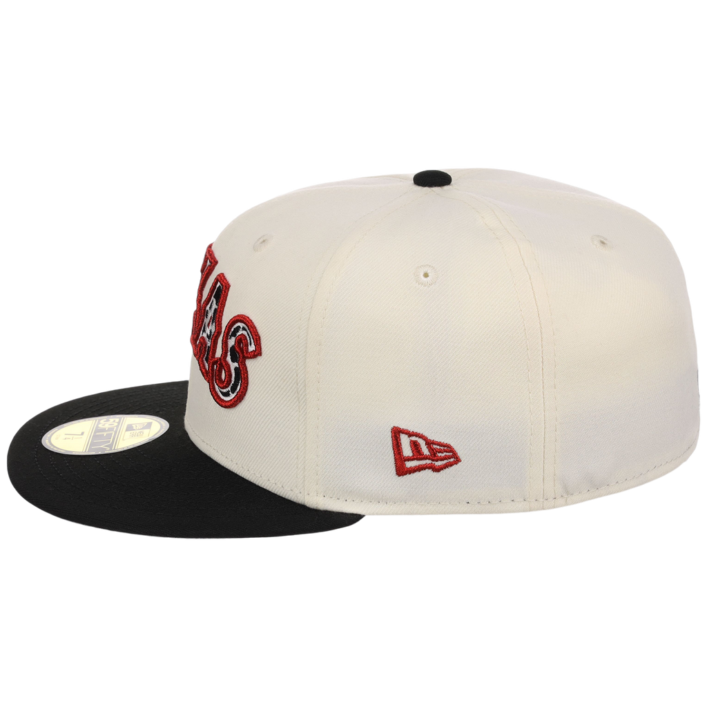 Texas Rangers Lone Star Livestock New Era 59FIFTY (Chrome/Black)