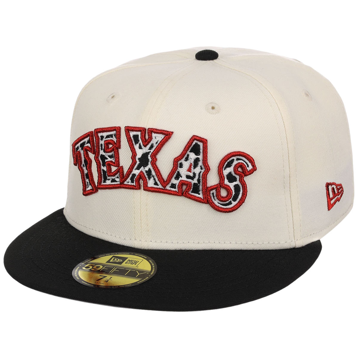 Texas Rangers Lone Star Livestock New Era 59FIFTY (Chrome/Black)