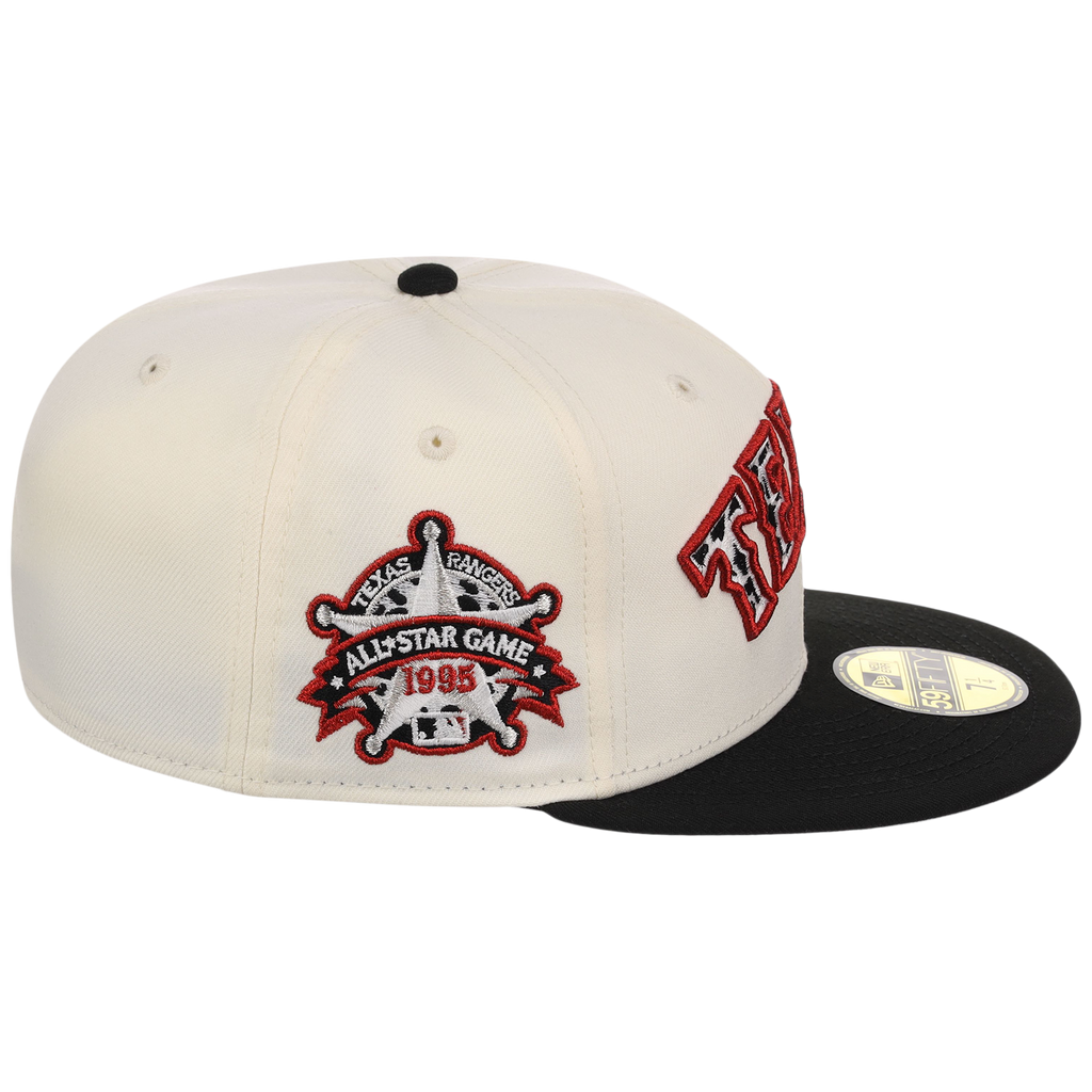 Texas Rangers Lone Star Livestock New Era 59FIFTY (Chrome/Black)