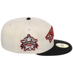 Texas Rangers Lone Star Livestock New Era 59FIFTY (Chrome/Black)